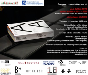 Presentation of ALL BOOM ARTE. Italian Artists at AlbumArte 2011-2020