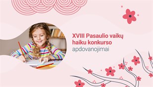 Vaikų haiku konkurso nugalėtojų pagerbimo šventė