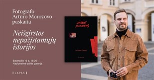 Fotografo Artūro Morozovo paskaita